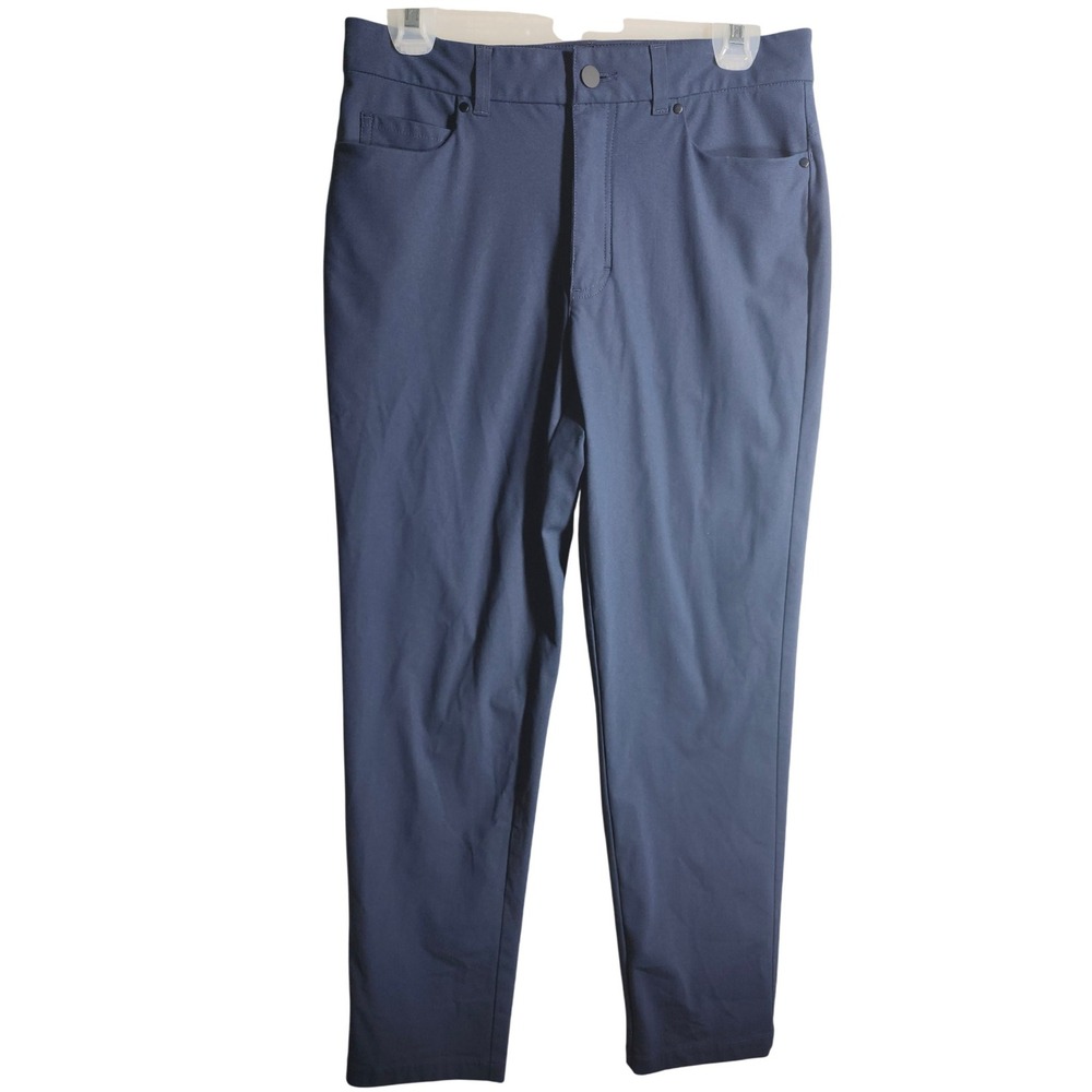 VRST Mens Performance Pants Navy Blue W30‎ L32 Stretch Tech Dress Casual